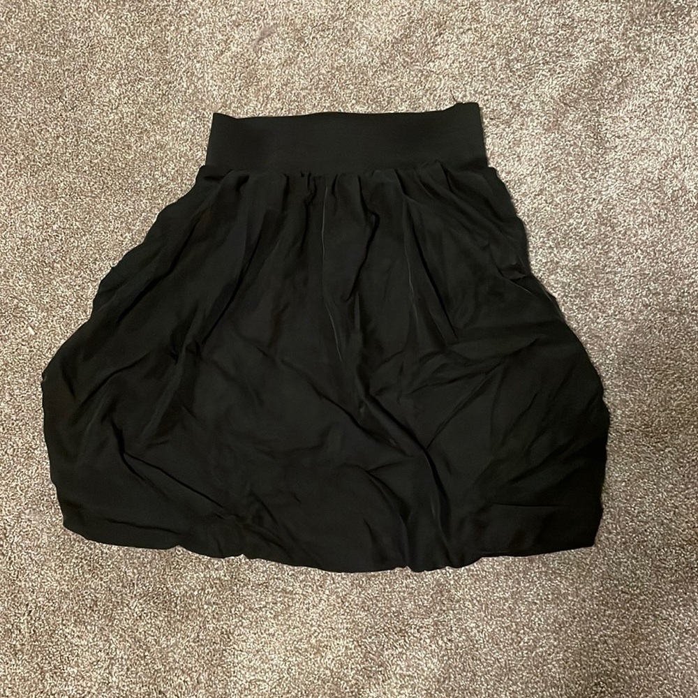 Black puffy skirt